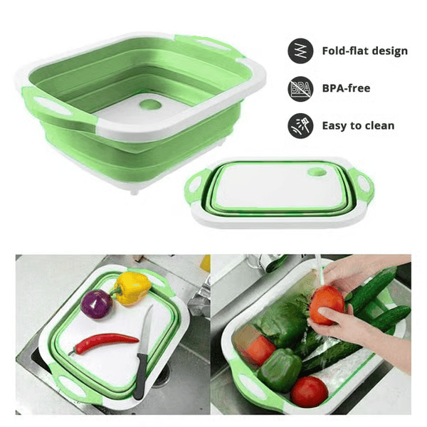 🔥🌡️Hot Sale 49% Off🍗🥗BBQ & Meal Prep Tub | Collapsible Prep Tub🍖🏕️
