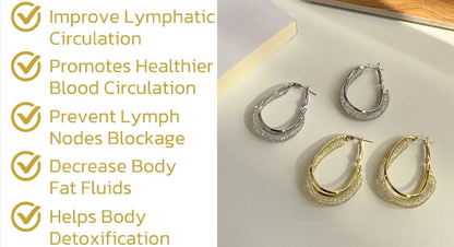 Lovilds™ Lymphatic fashion Oval Earrings（Limited Time Discount 🔥 Last Day）
