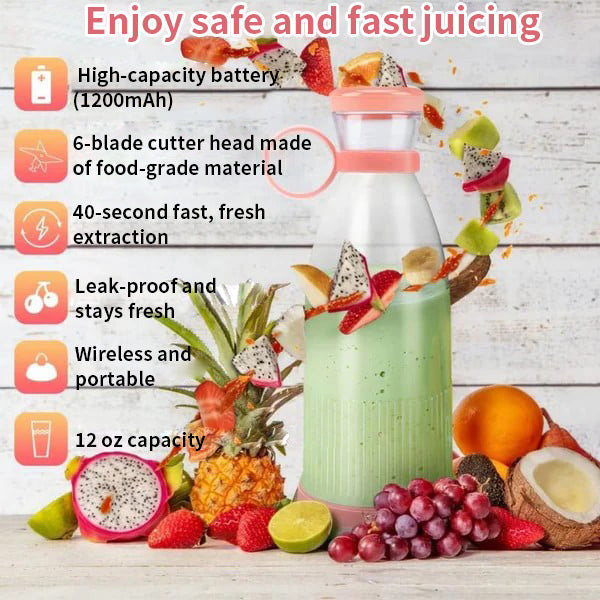 🔥2026 New Sale ✨ Portable Juicer Bestseller | 🌟 Squeeze It Fresh, Anytime, Anywhere!